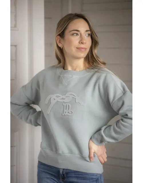 Pénélope Bianca Soft-Fleece Crewneck Sweatshirt