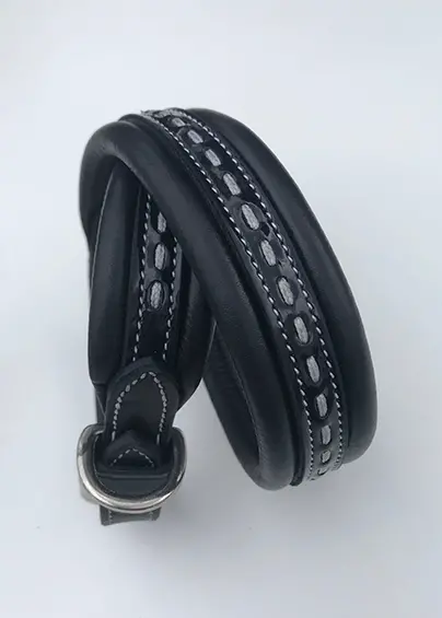 Pénélope Leather Dog Collar 3