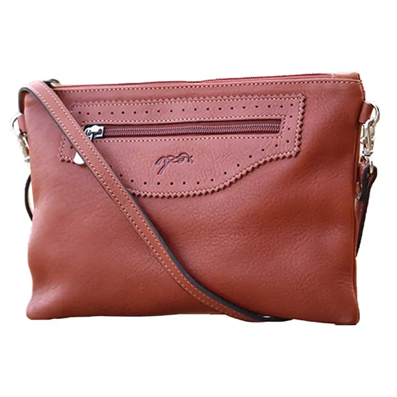 Pénélope Leather Emma Clutch Handbag 1