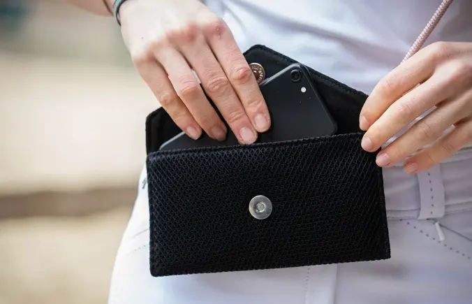 Pénélope Leather Phone Pocket 5