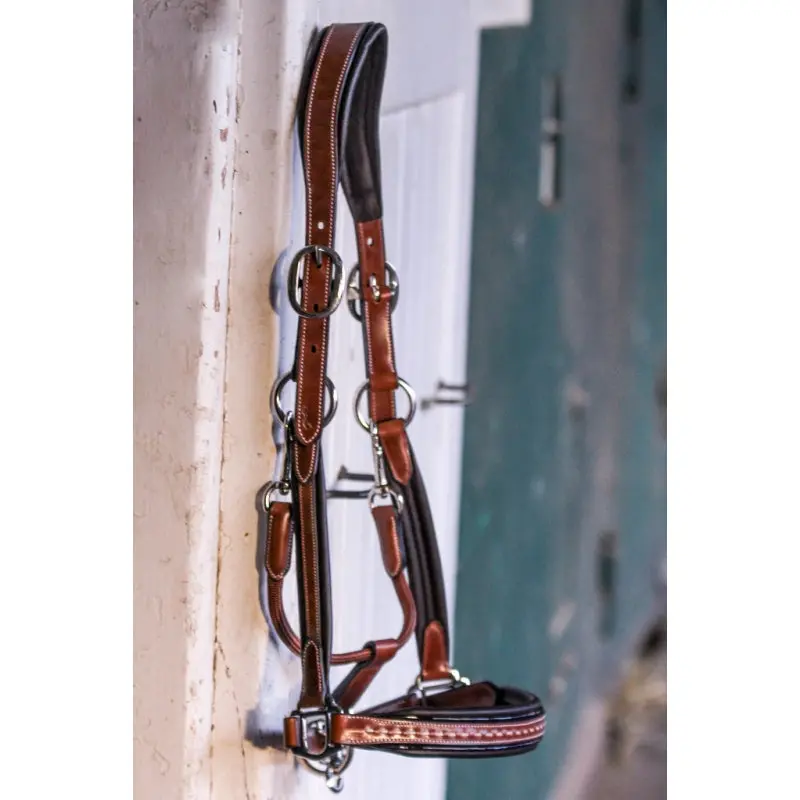 Pénélope Point Sellier Leather Halter 1