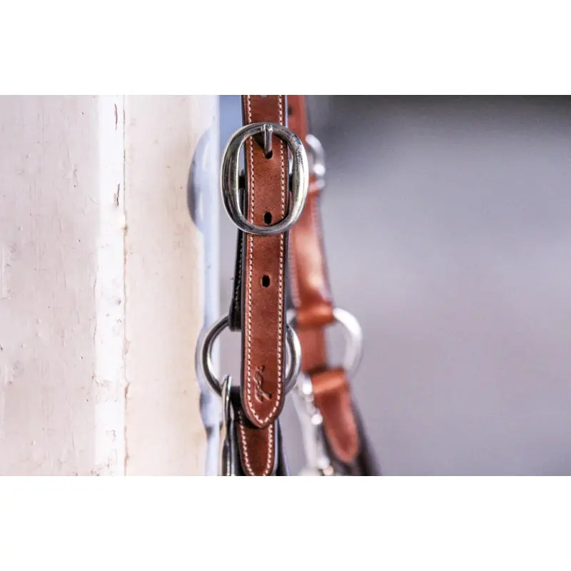Pénélope Point Sellier Leather Halter 2