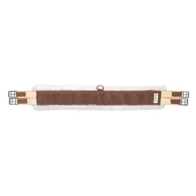 Perri's Brown Nylon Fleece Girth 1