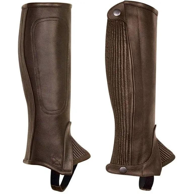 Perri's Brown Professional Leather Half Chap 1