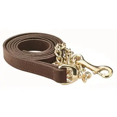 Perri's Leather Brass Plaited Lead 1