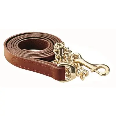 Perri's Leather Brass Plaited Lead 3