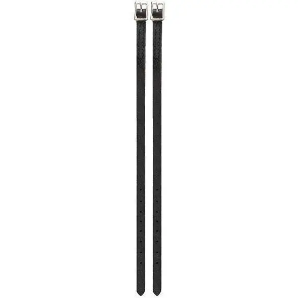 Perri's Leather Ladies Economy Black Spur Straps 1