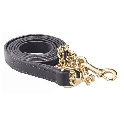 Perri's Leather Lead With Chain 2