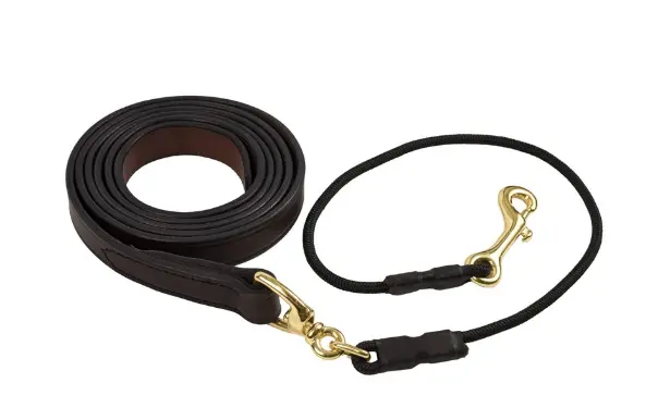 Perri's Leather Show Lead With Cord And Snap 1