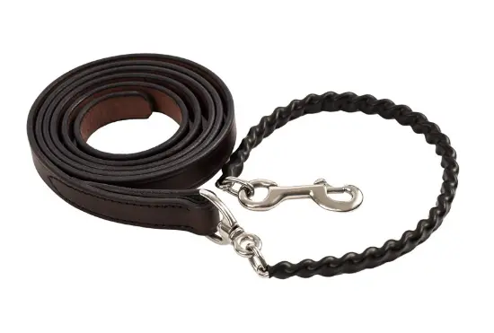 Perri's Leather Show Lead With Covered Chain 1