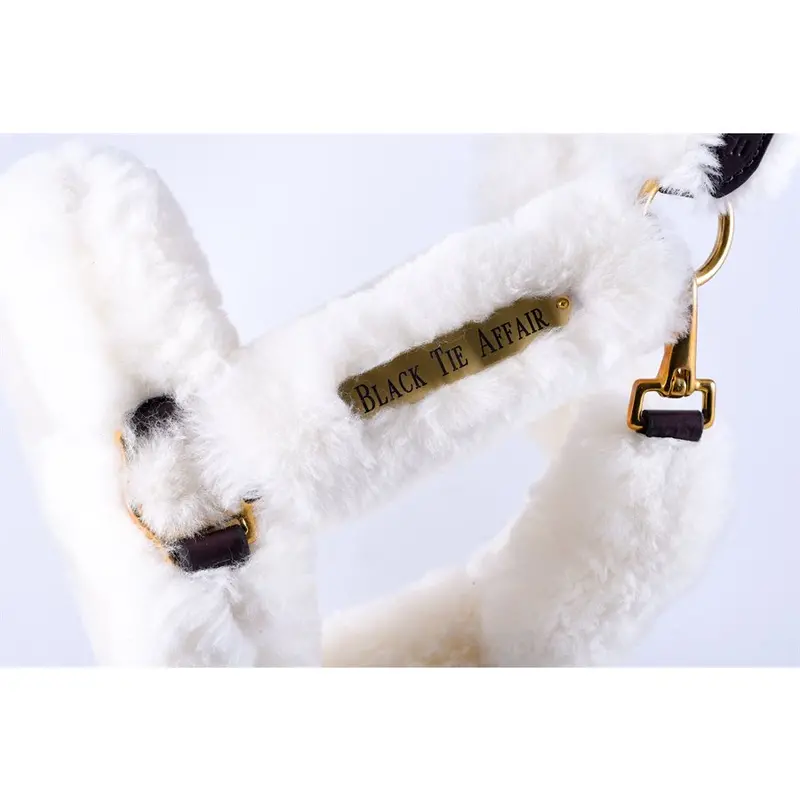 Perri's Sheepskin Shipping Halter & Nameplate 2