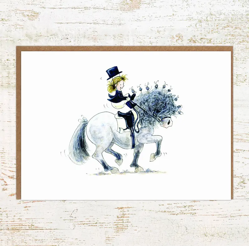 Piaffe Greeting Card 1