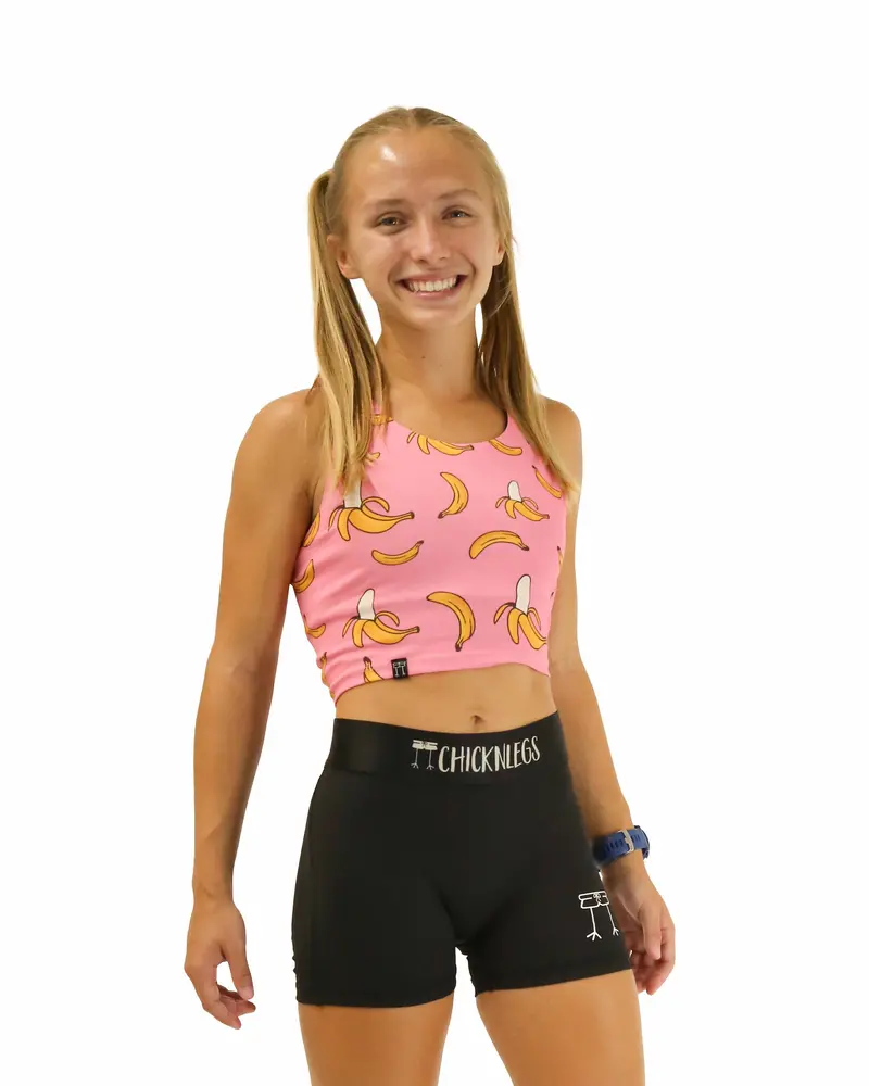 Pink Bananas Pwr Crop Top 1