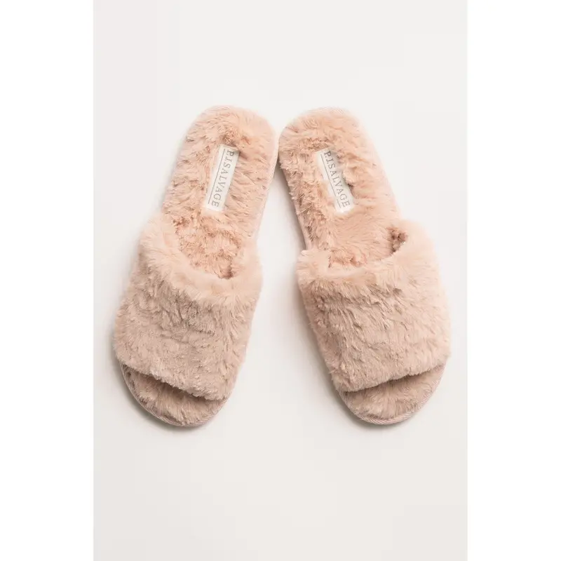 Pj Salvage Blush Plush Luxe Slippers 1