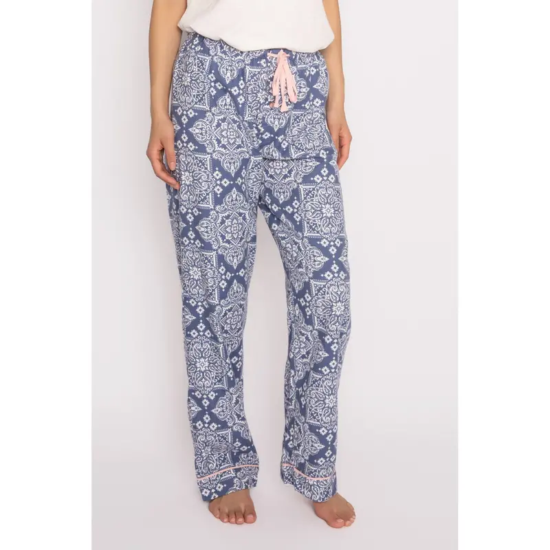 Pj Salvage Denim Flannel Pj Pant 1