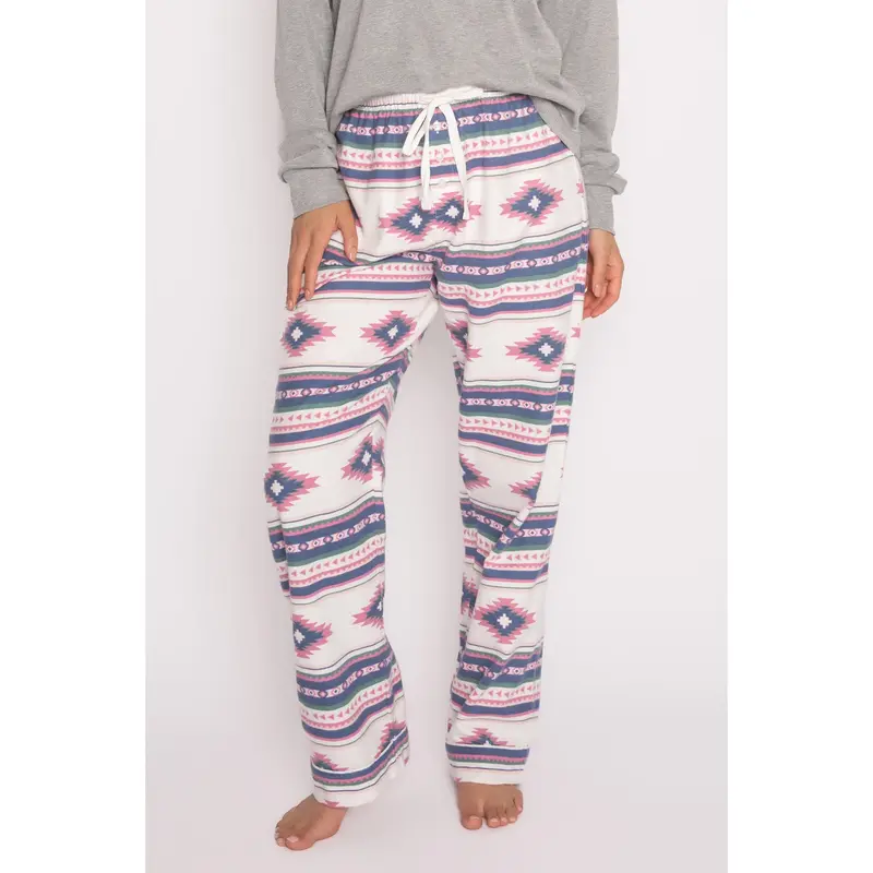 Pj Salvage Winter White Flannel Pj Pant 1