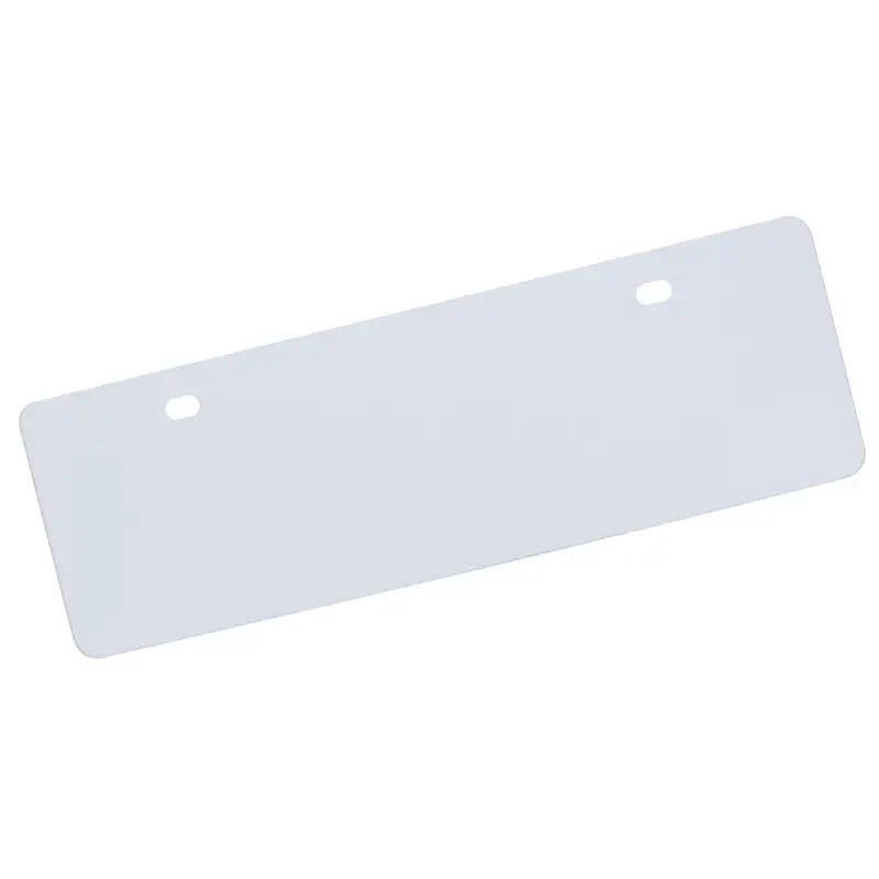 Plain Laser Mirror Mini License Plate (Chrome) 1