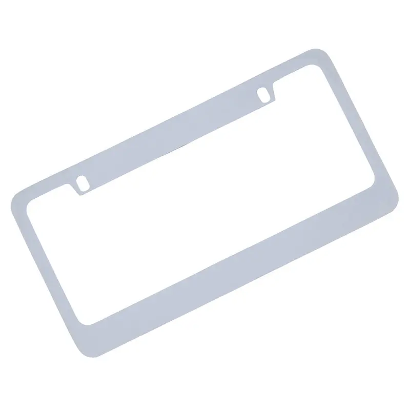 Plain License Plate Frame (Chrome) 1