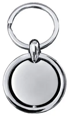 Plain Revolving Key Chain (Silver) 1