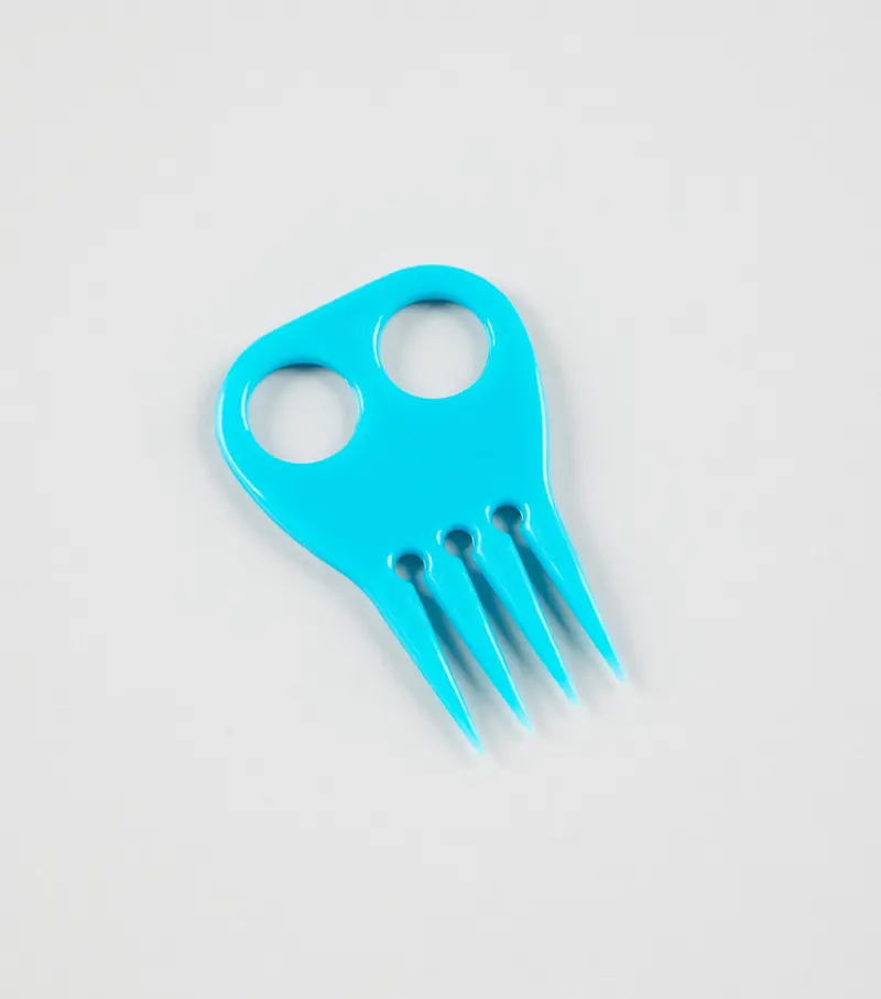 Plaiting Comb Peacock Blue 1
