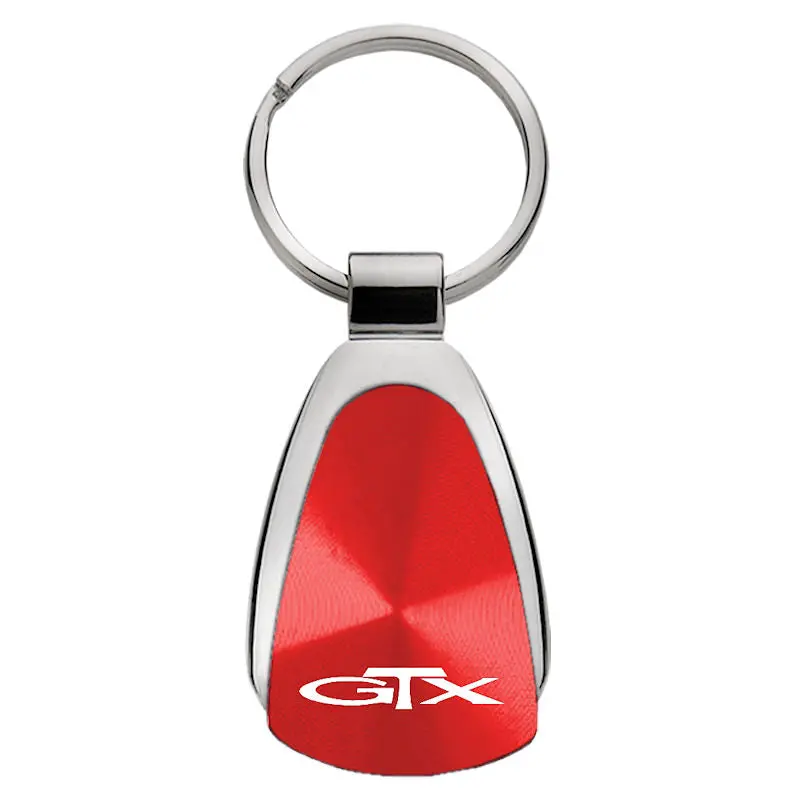Plymouth Gtx Tear Drop Key Ring (Red) 1