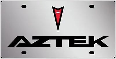 Pontiac Aztek Stainless Steel License Plate (Chrome) 1