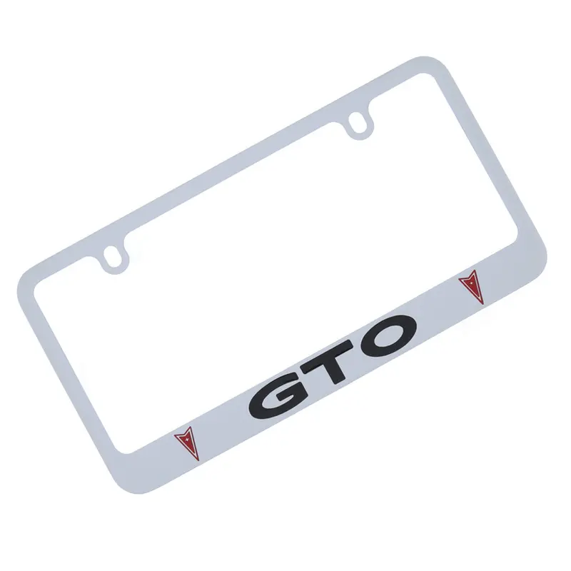 Pontiac Gto Logo License Plate Frame (Chrome) 1
