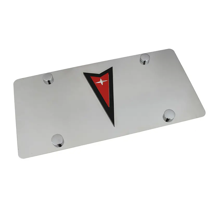 Pontiac License Plate (Chrome) 1