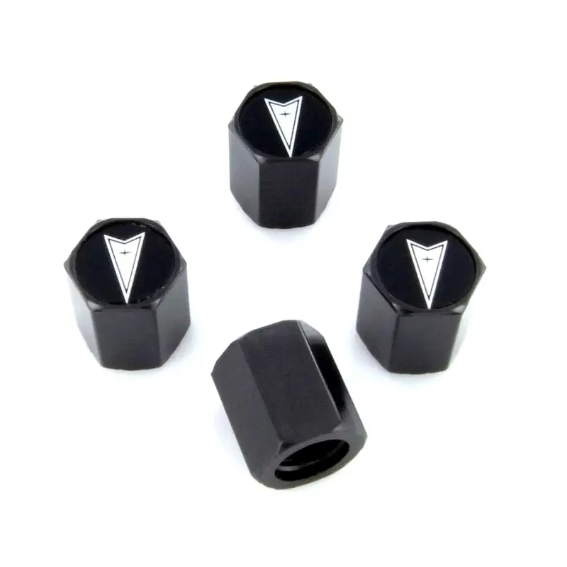 Pontiac Logo Tire Stem Valve Caps 1