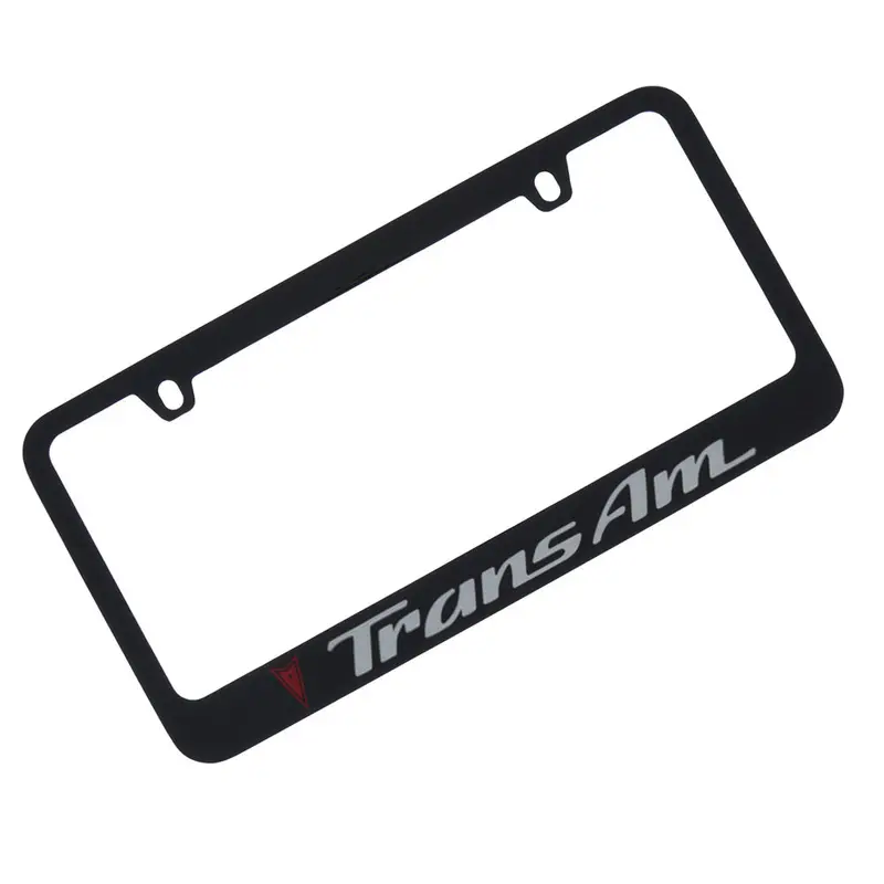 Pontiac Trans Am License Plate Frame (Black) 1