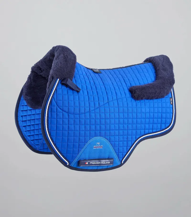 Pony Close Contact Merino Wool Half Lined European Gp/ Jump Square Royal Blue/Navy Wool 1