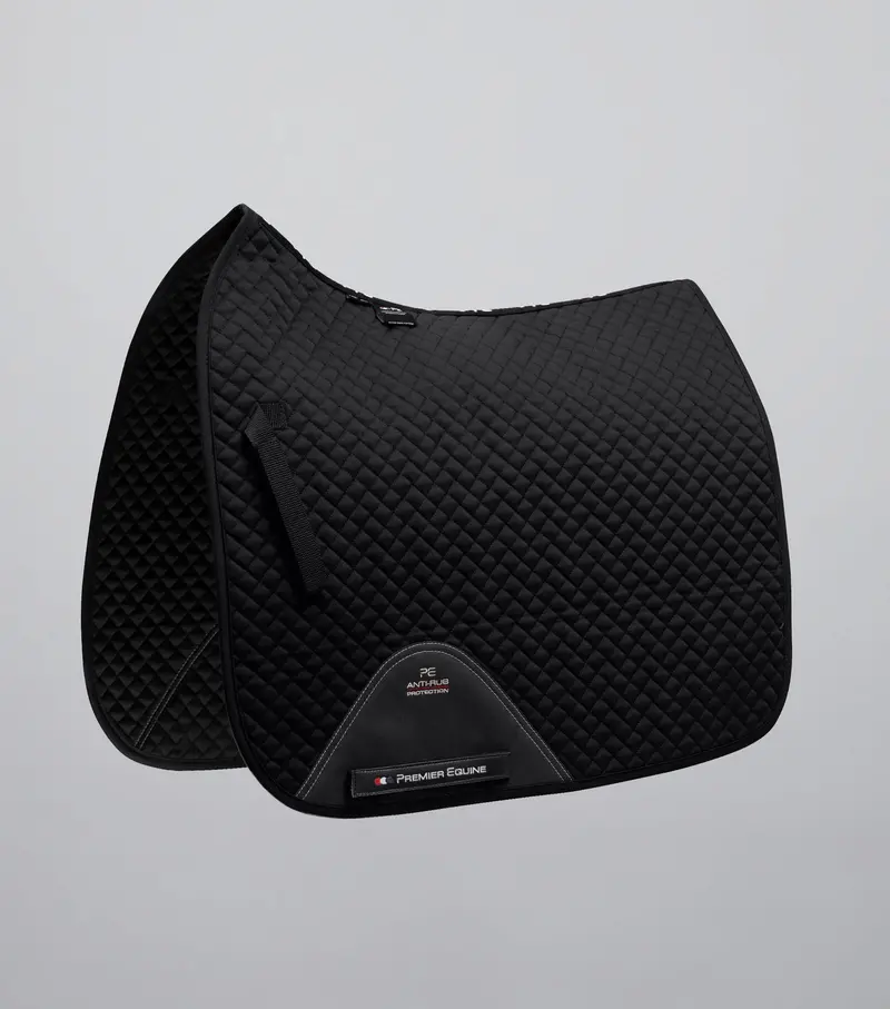 Pony Plain Cotton Dressage Square Black 1