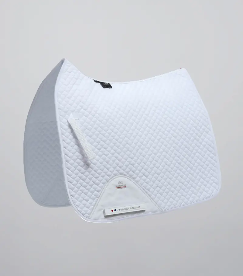 Pony Plain Cotton Dressage Square White 1