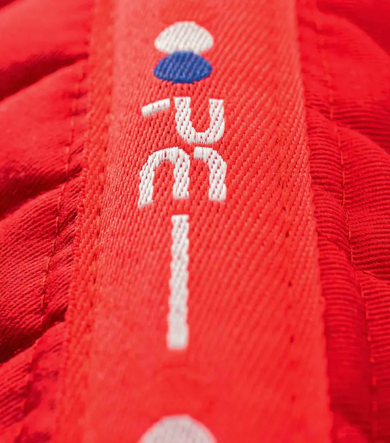 Pony Plain Cotton Gp/Jump Square Red 2