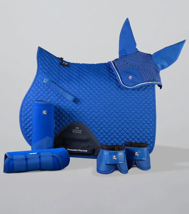 Pony Plain Cotton Gp/Jump Square Royal Blue 2