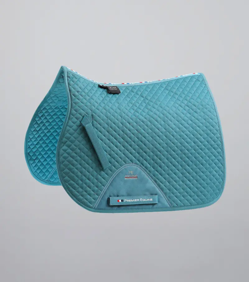 Pony Plain Cotton Gp/Jump Square Turquoise 1