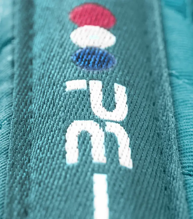 Pony Plain Cotton Gp/Jump Square Turquoise 2