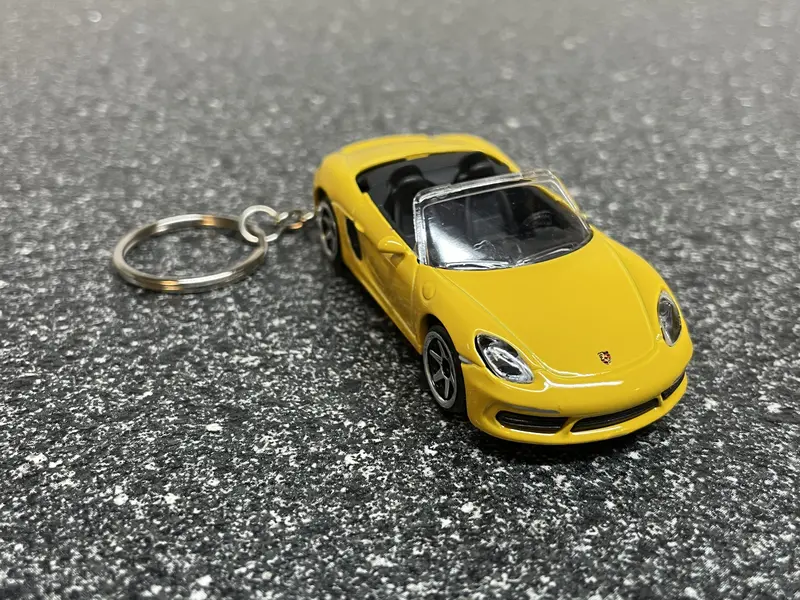 Porsche 718 Boxster Keychain Hot Wheels Matchbox 1