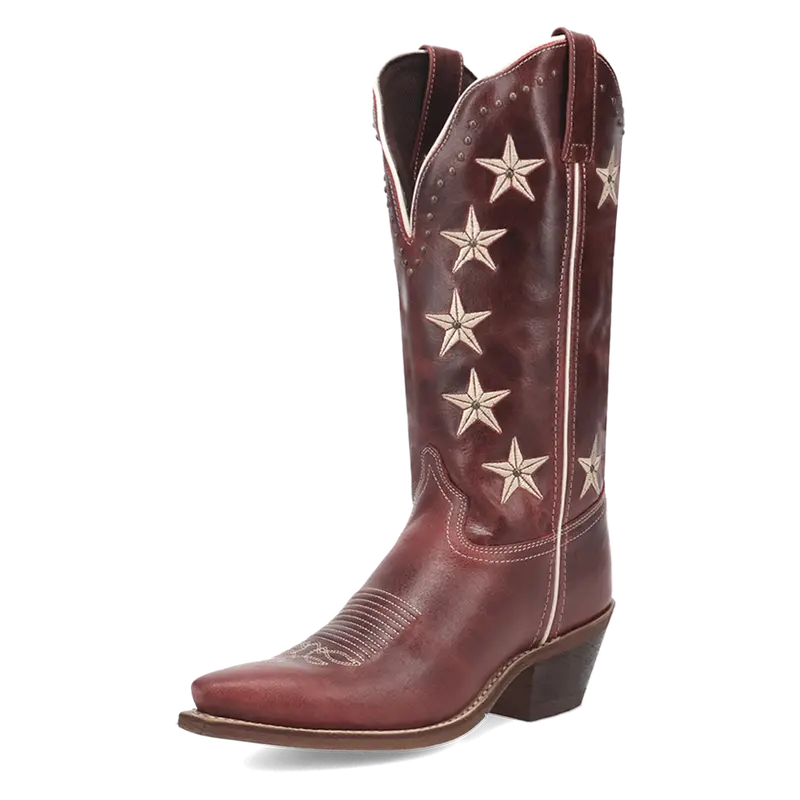 *Pre-Order* Serenade Leather Boot - Dark Red 1