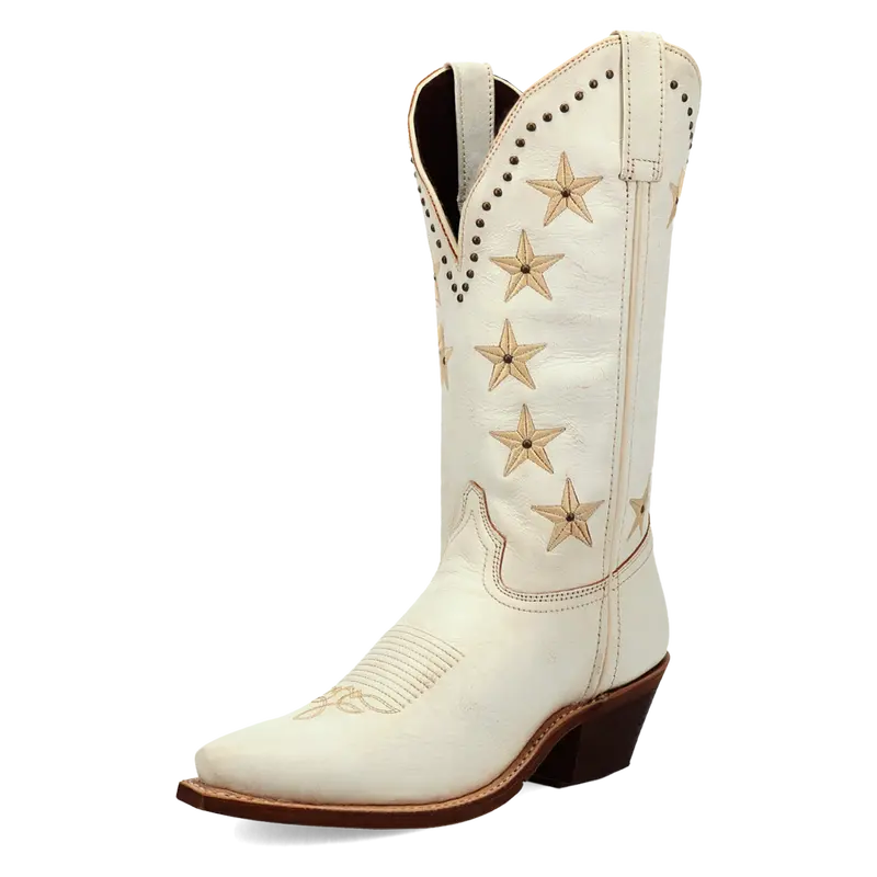 *Pre-Order* Serenade Leather Boot - White 1