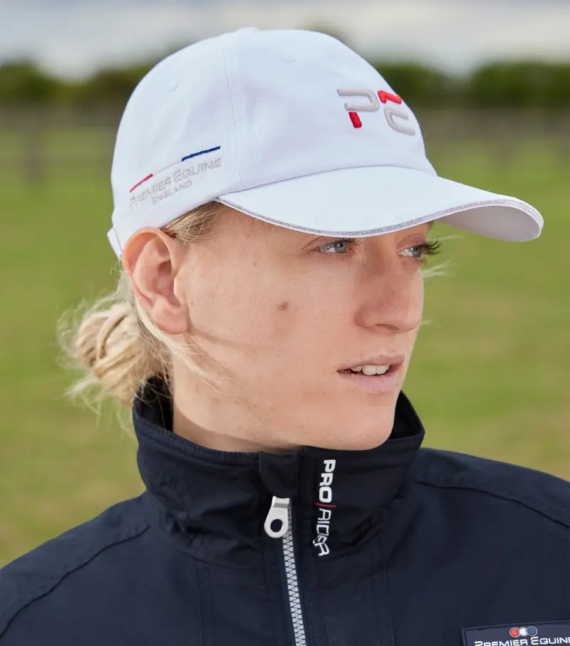 Premier Equine Baseball Cap White 2