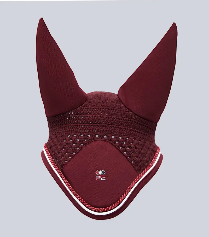 Premier Equine Fly Veil Burgundy 1