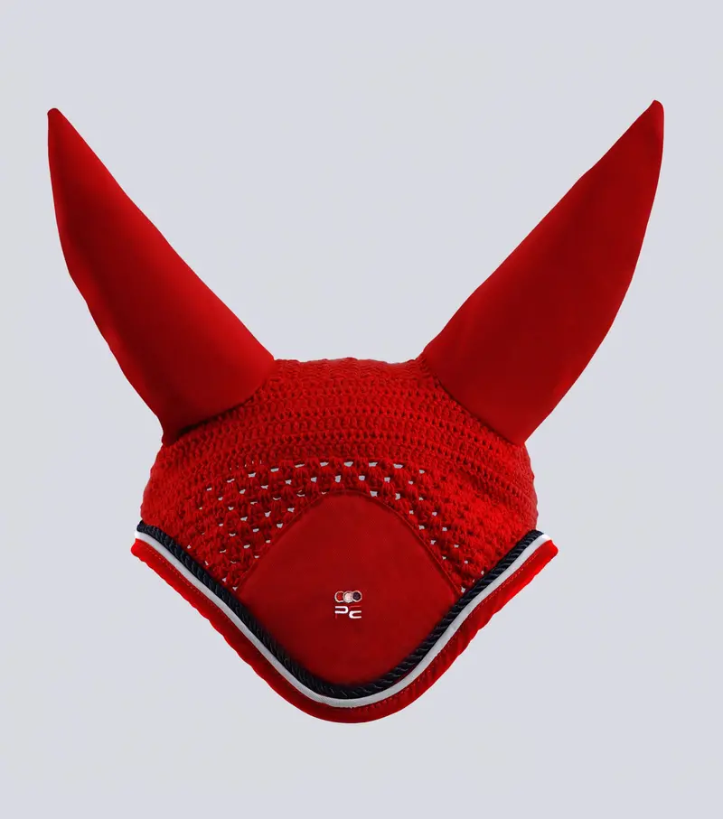 Premier Equine Fly Veil Red 1