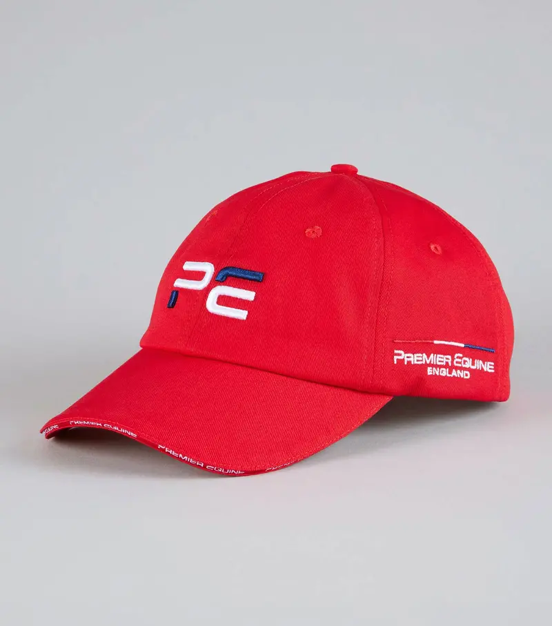 Premier Equine Mens Baseball Cap Red 1