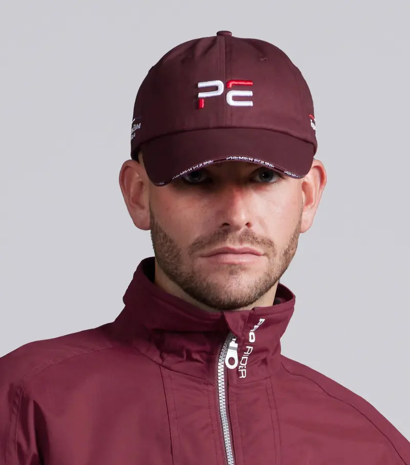 Premier Equine Mens Baseball Cap Wine 2