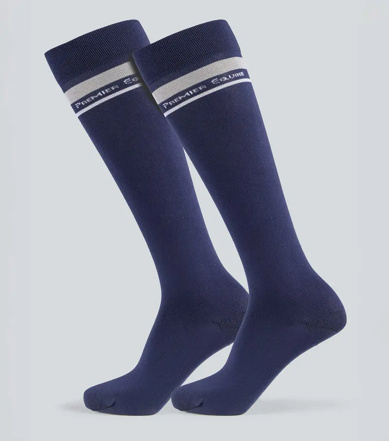 Premier Equine Riding Socks (1 Pair) Navy 1
