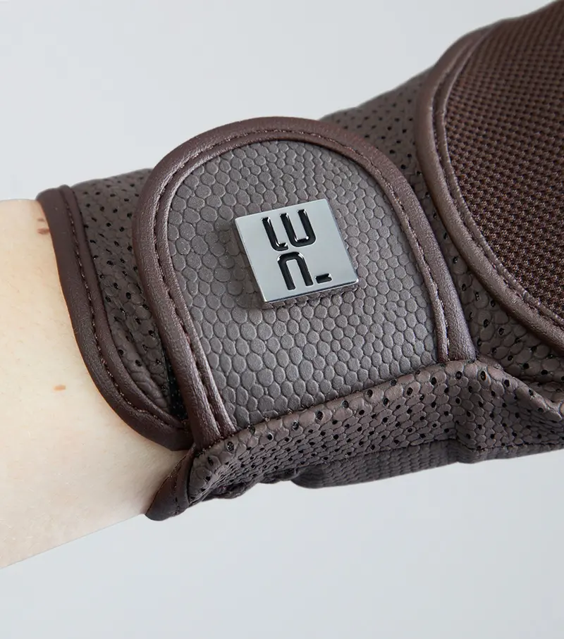 Presa Mesh Riding Gloves Brown 3