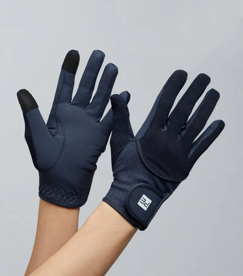 Presa Mesh Riding Gloves Navy 1