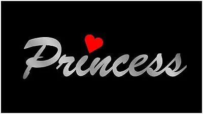 Princess Lazer-Tag Acrylic License Plate (Black) 1