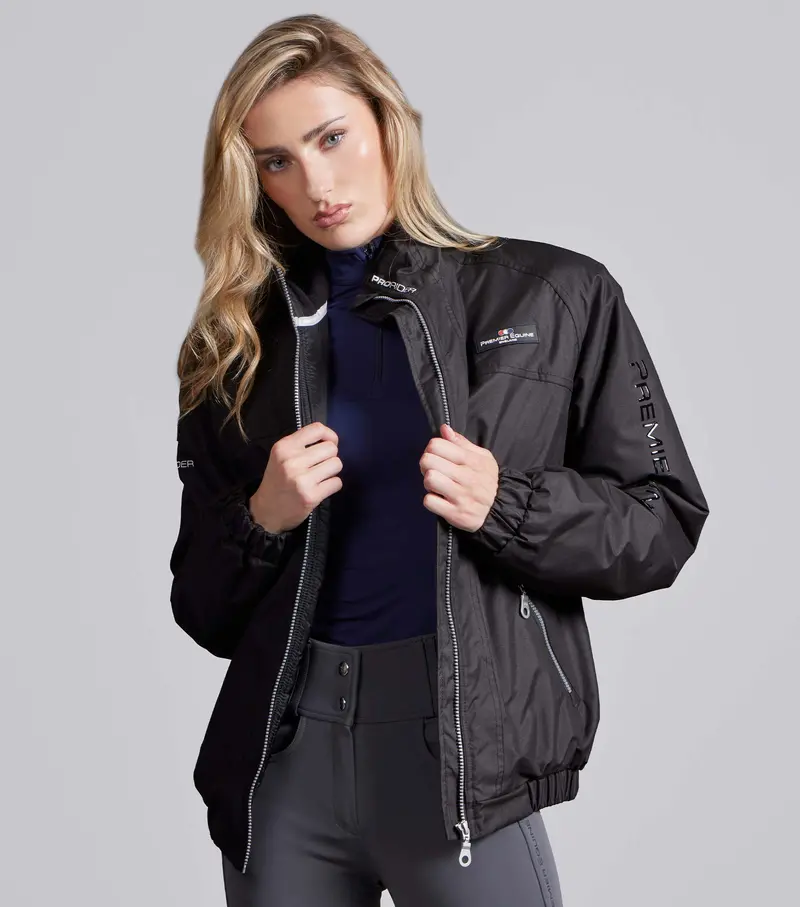 Pro Rider Unisex Waterproof Riding Jacket Black 1